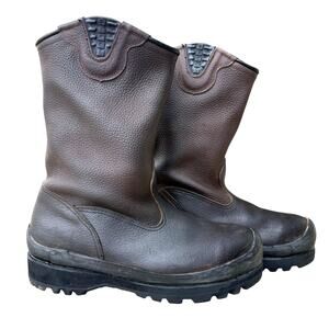 Red Wing Pecos 11” Waterproof Leather Safety Toe Pull On Work Boots Men’s - 8